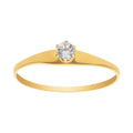 Anillo Solitario 10k