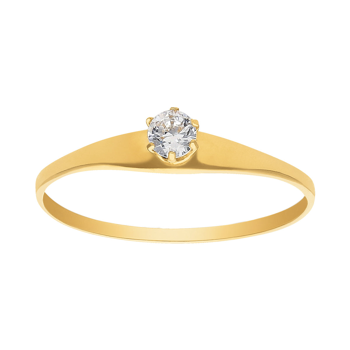 Anillo Solitario 10k