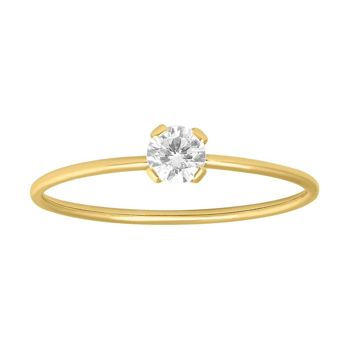 Anillo Solitario 10k