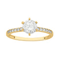 Anillo Solitario 10k