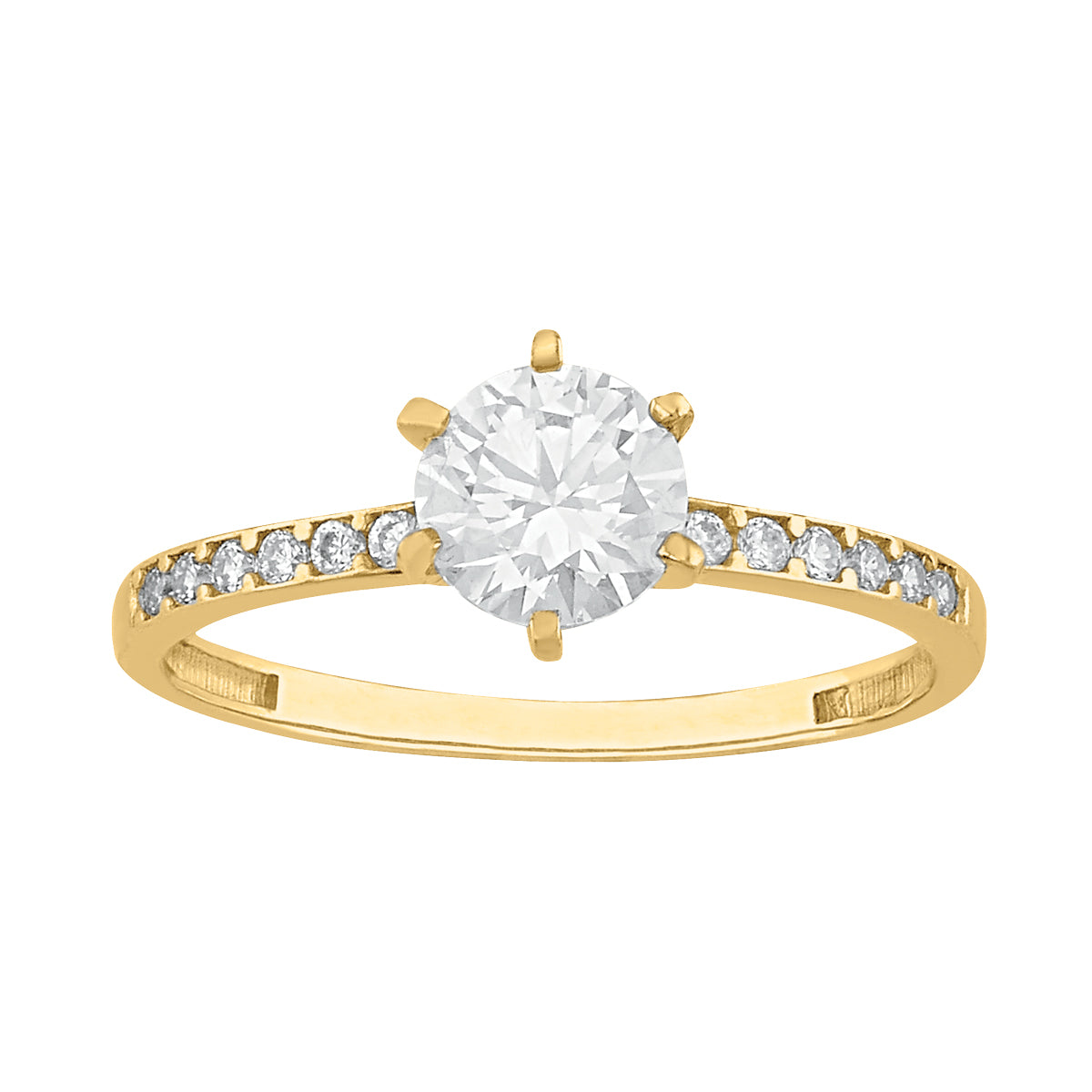 Anillo Solitario 10k