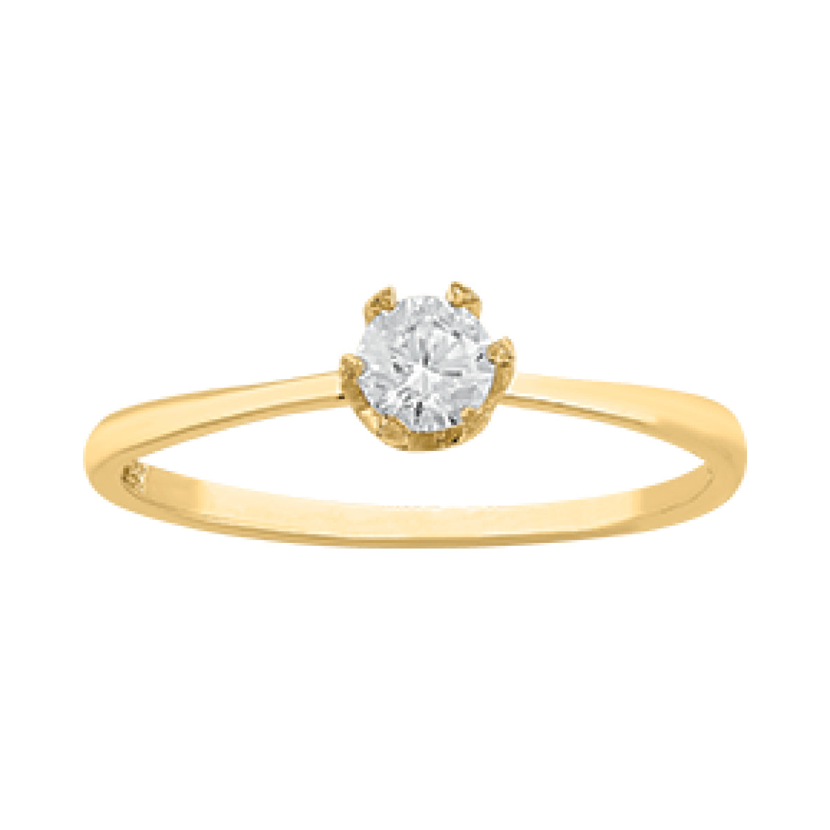 Anillo Solitario 10k