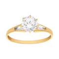 Anillo Solitario 10k