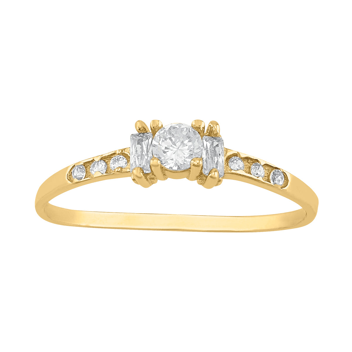 Anillo Solitario 10k