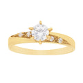Anillo Solitario 10k