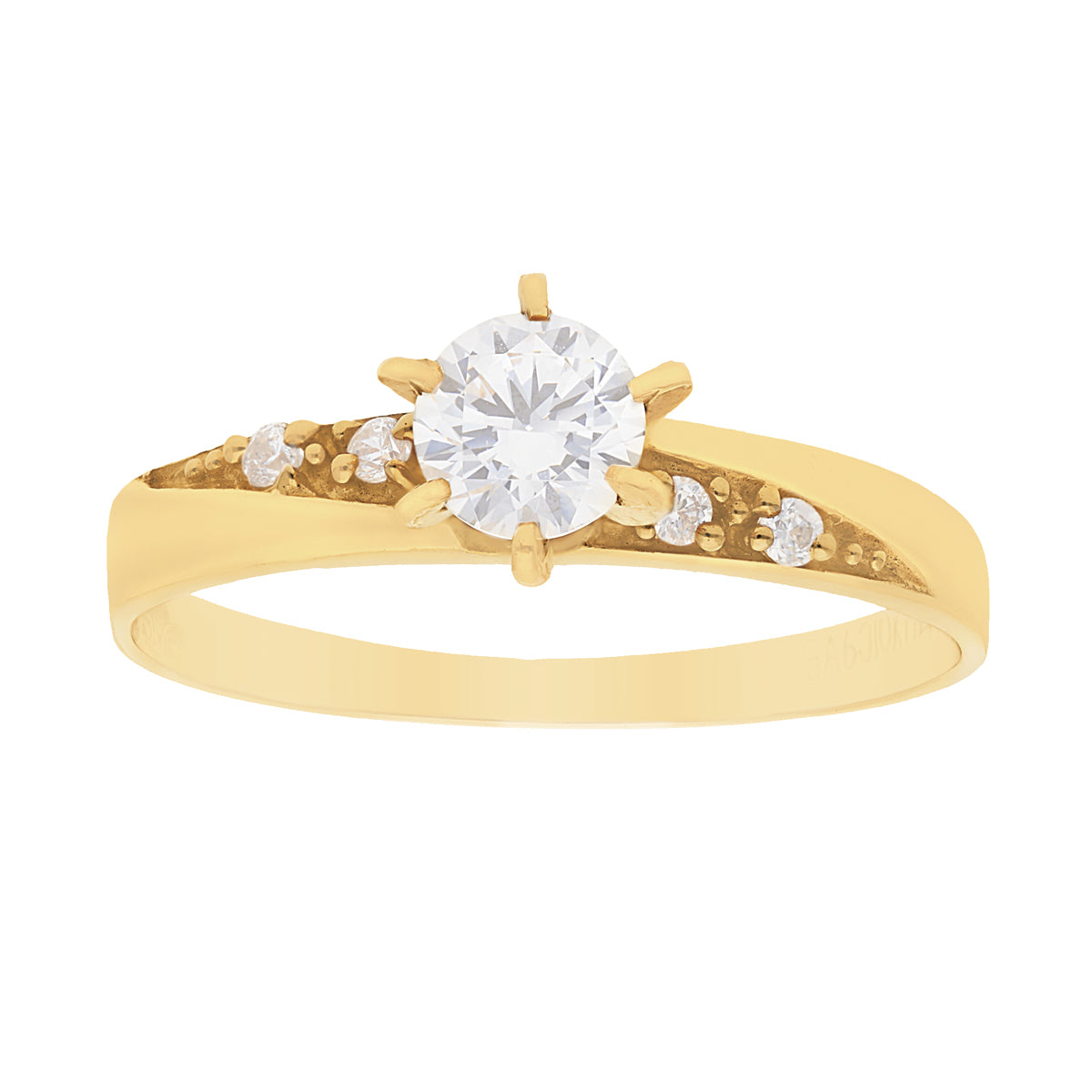 Anillo Solitario 10k