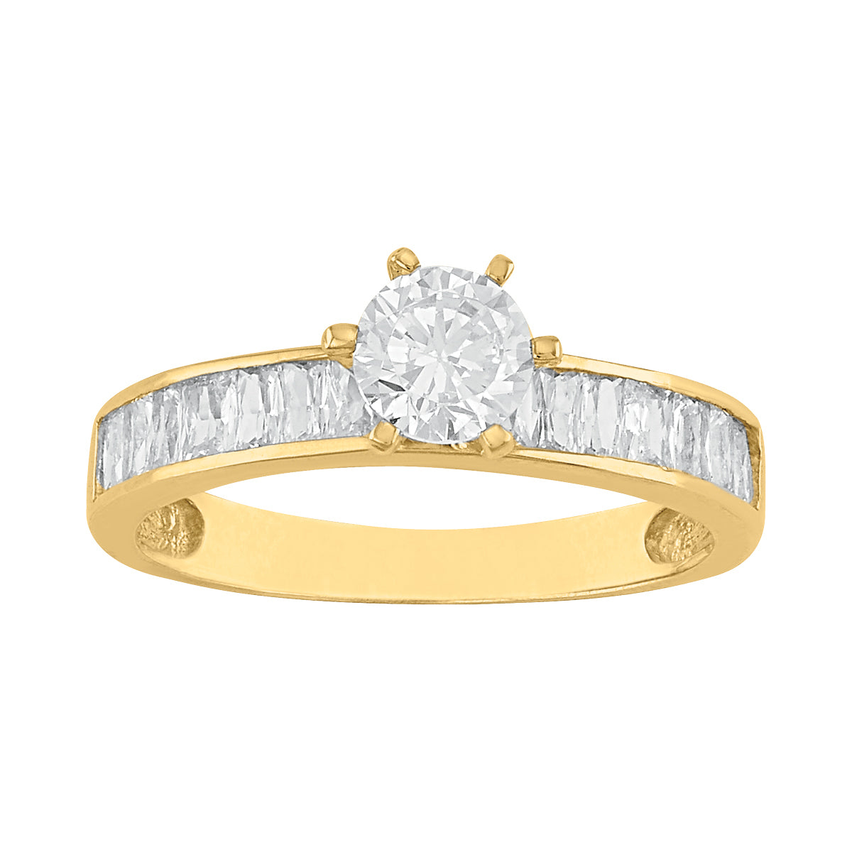 Anillo Solitario 10k