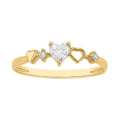 Anillo Corazón 10k
