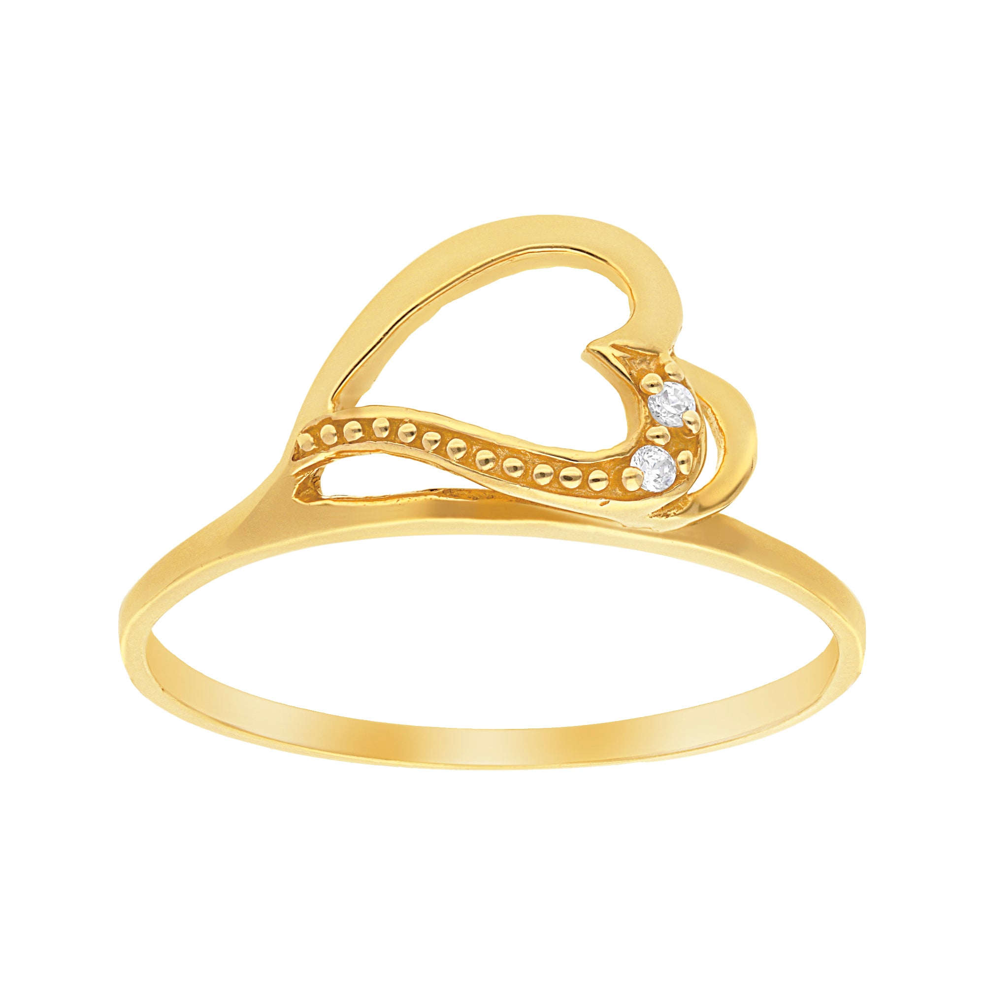 Anillo Corazón 10k