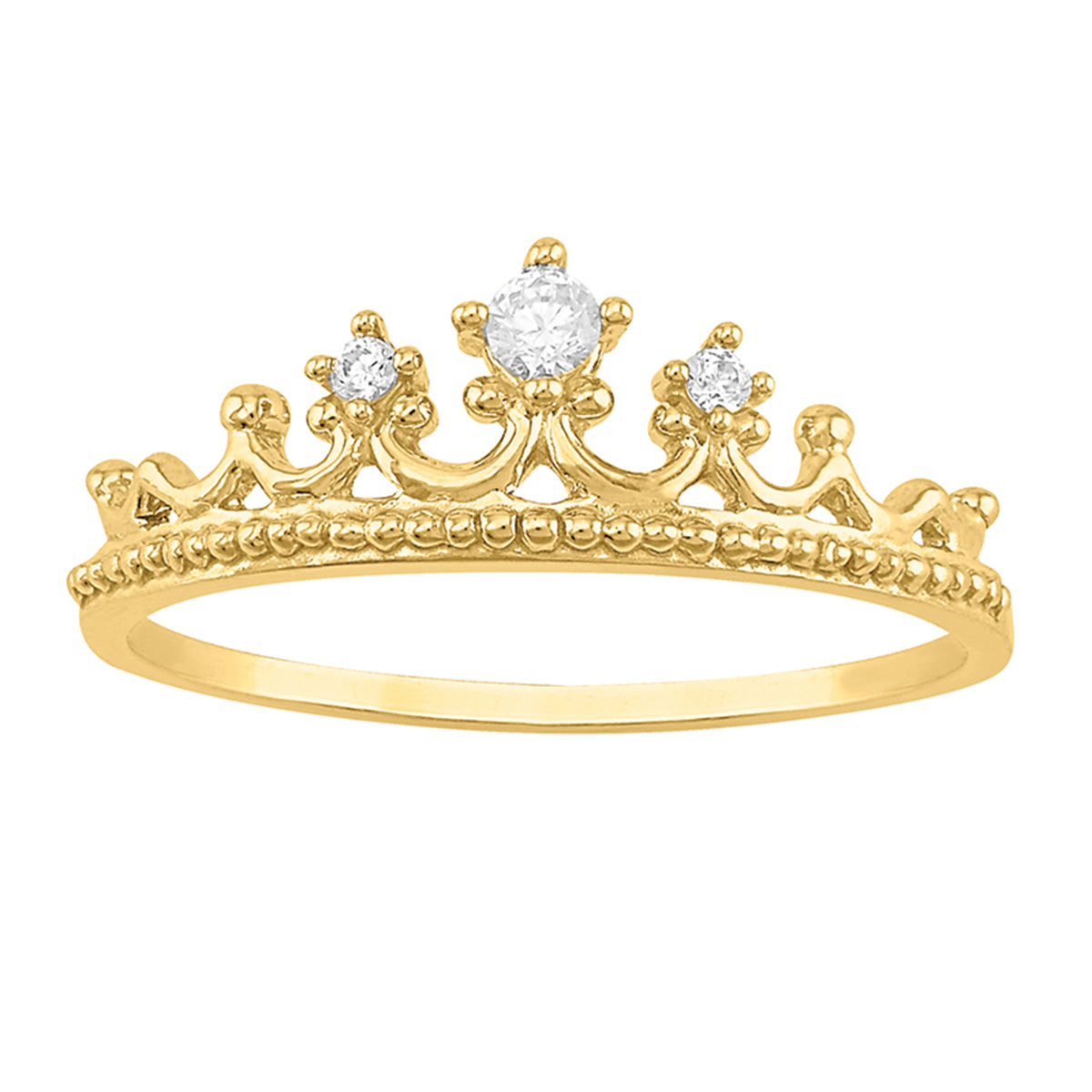 Anillo Corona 10k