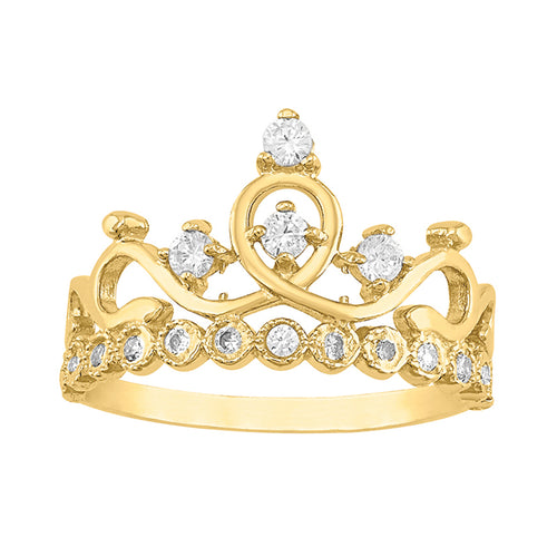 Anillo Corona 10k