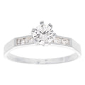 Anillo Solitario Ley .925