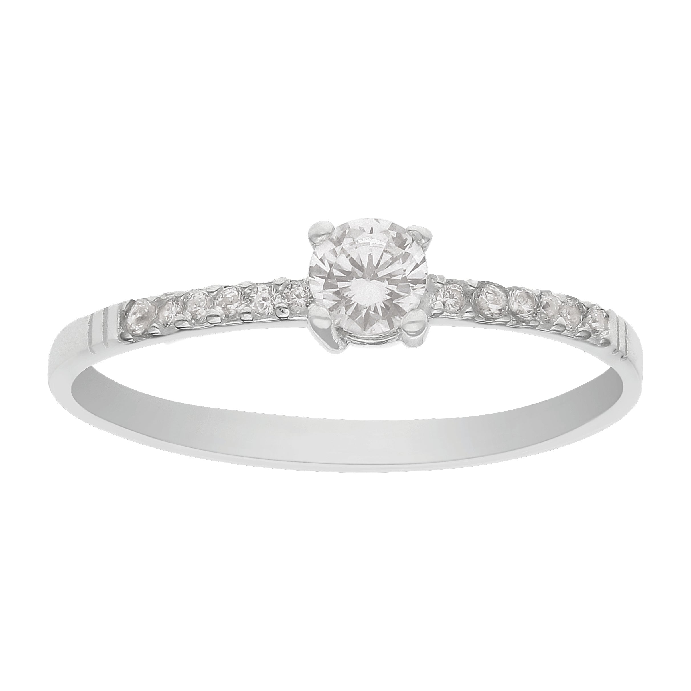 Anillo Solitario Ley .925