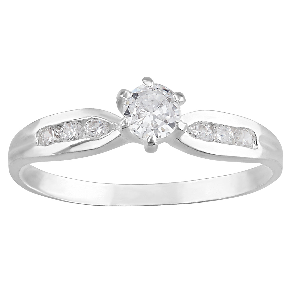 Anillo Solitario Ley .925