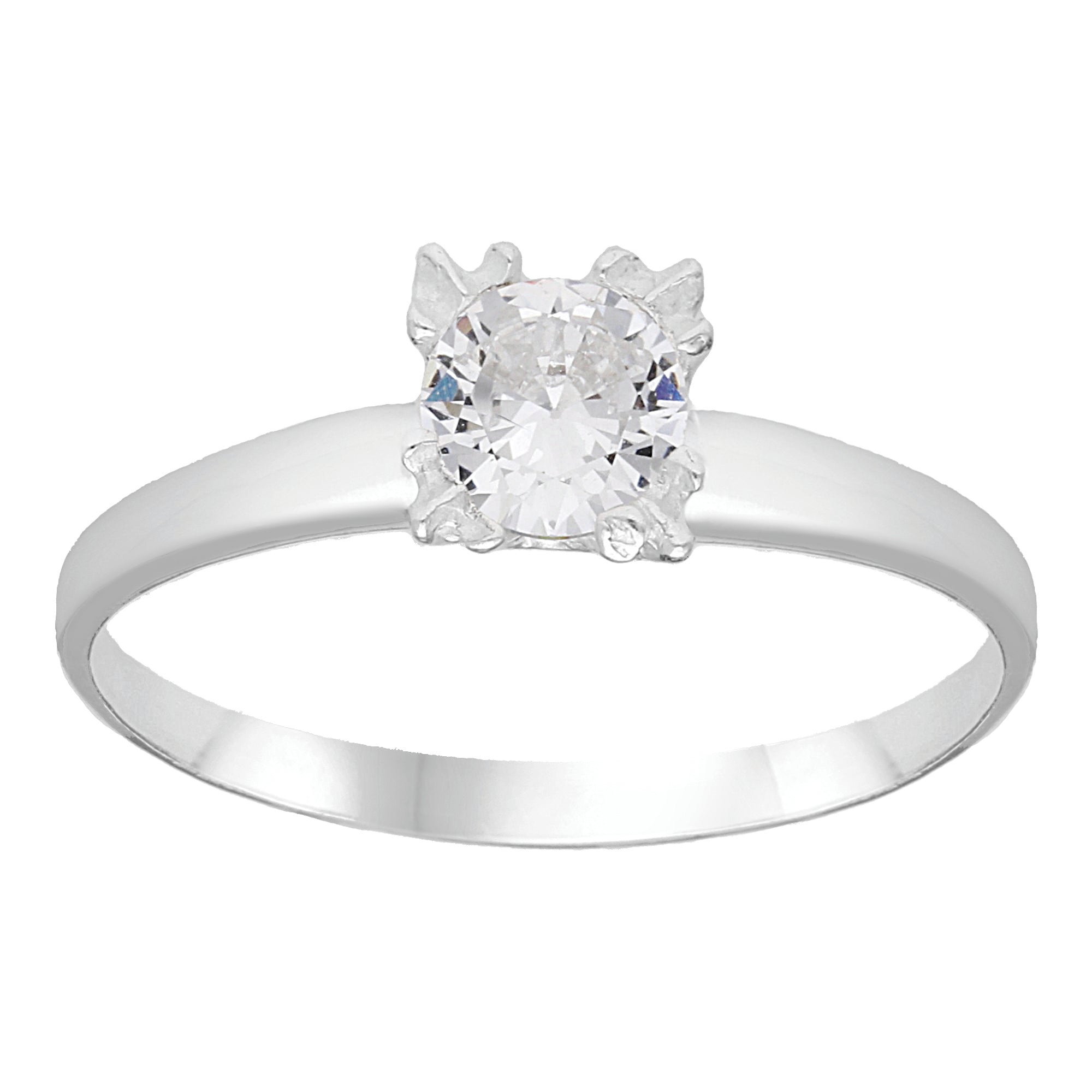 Anillo Solitario Ley .925