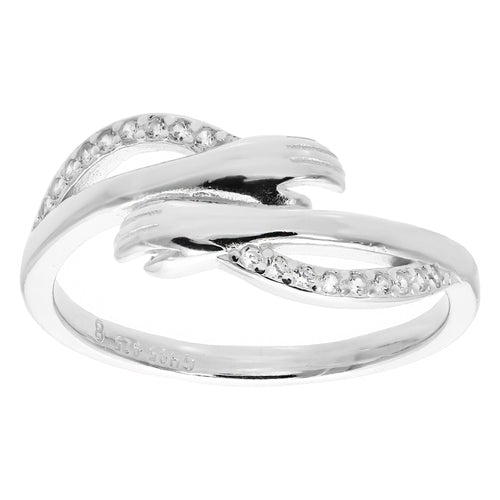 Anillo Abrazo Ley .925