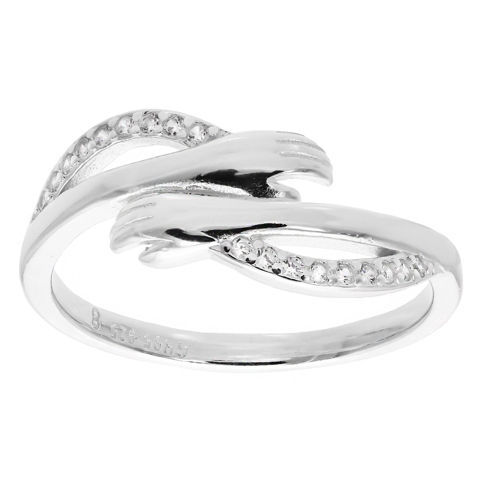 Anillo Abrazo Ley .925