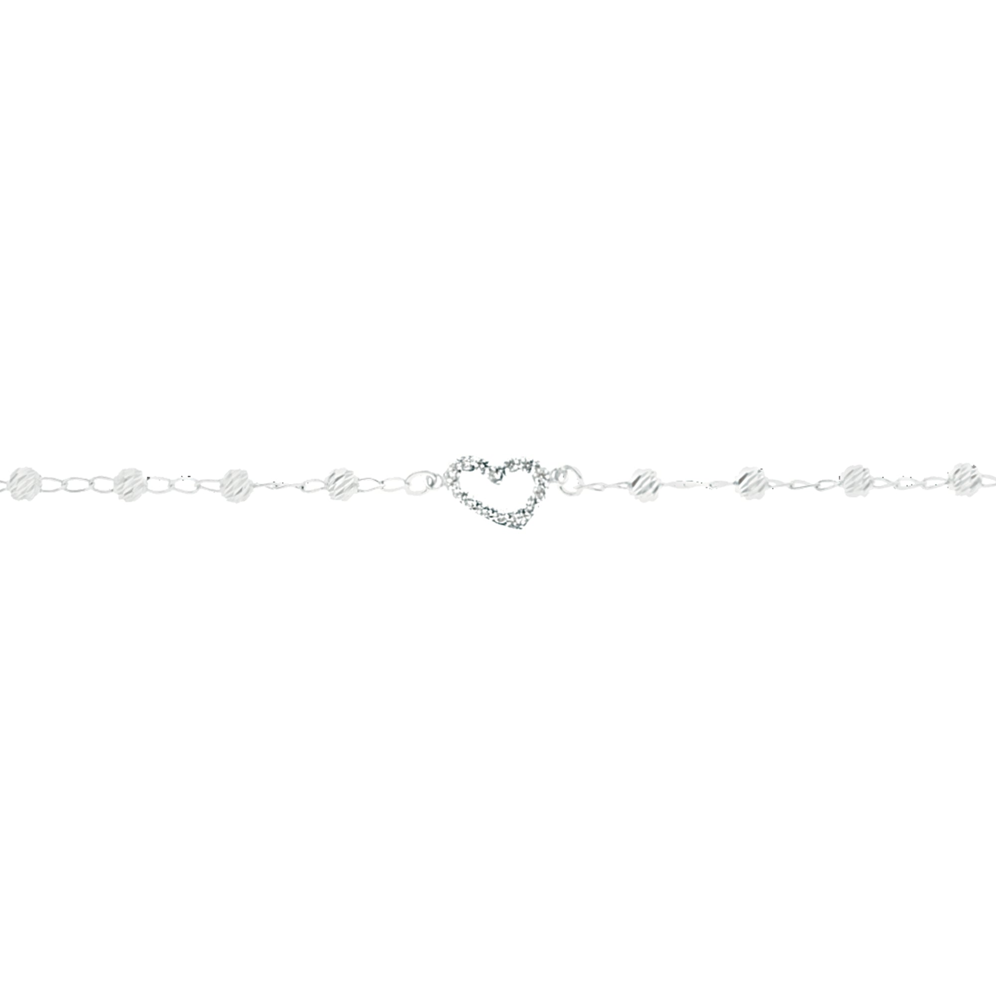 Pulsera Corazón Ley .925