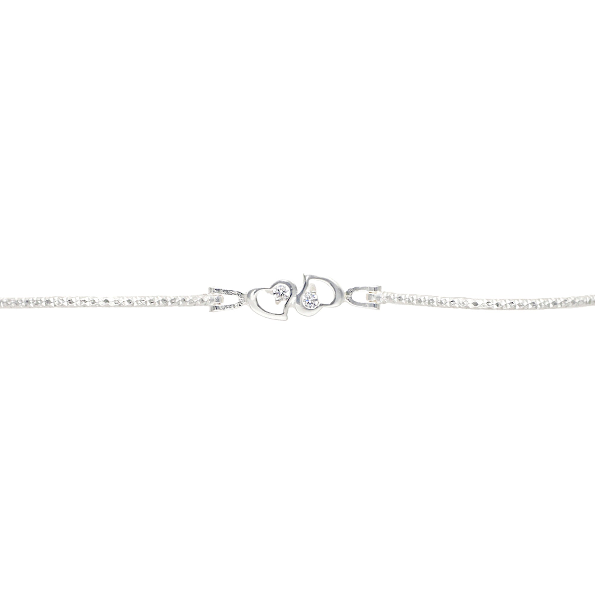 Pulsera Corazón Ley .925