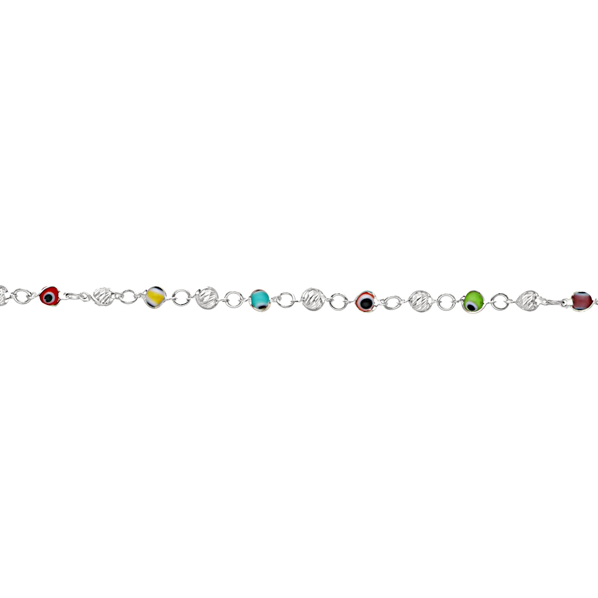 Pulsera Ojos Ley .925