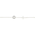 Pulsera Cruz Ley .925